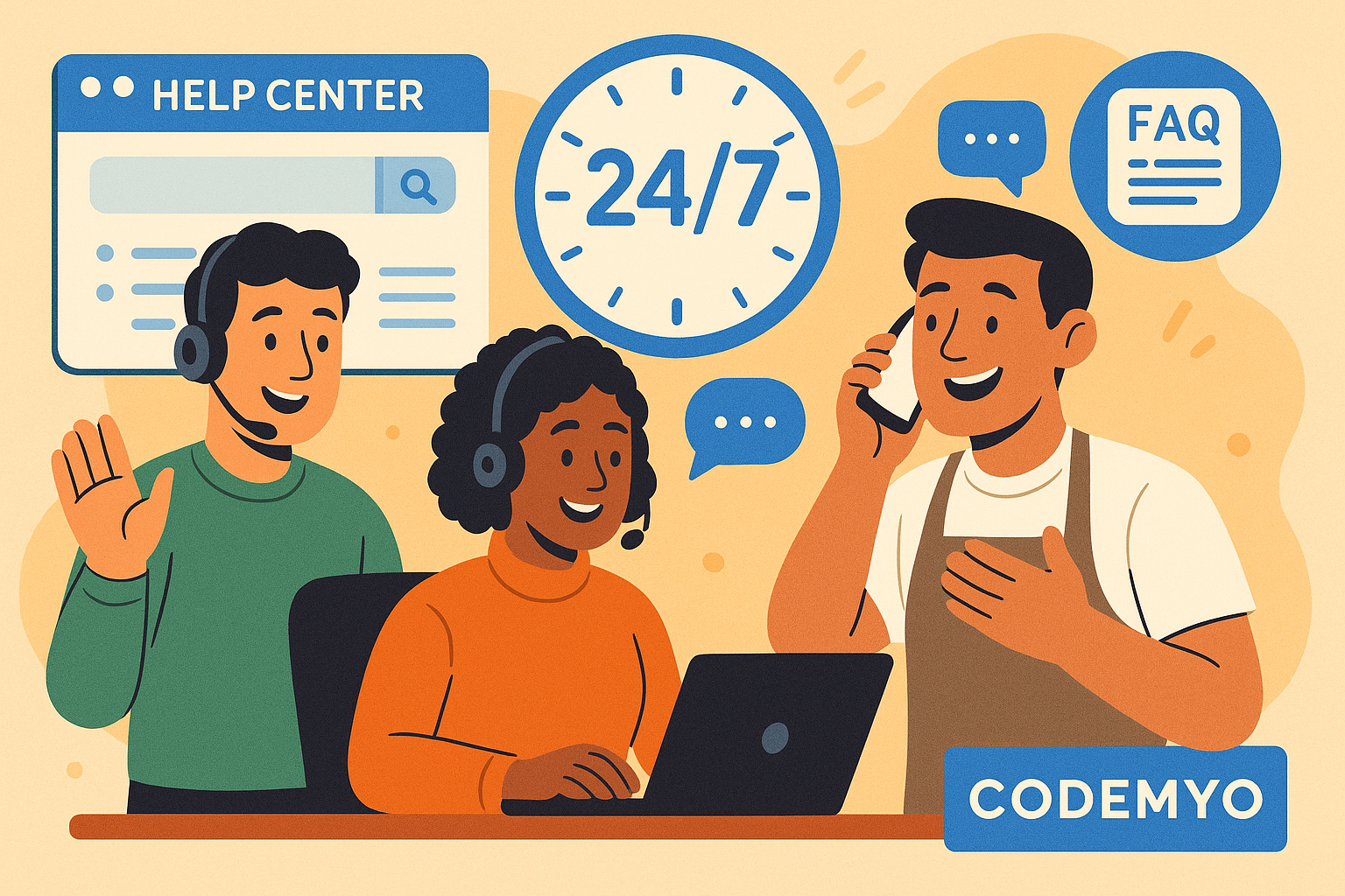 E-ticarete başlamak için Codemyo 7/24 destek